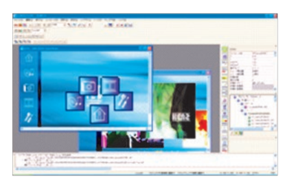 GENWARE AIRの画面レイアウトのPC画面