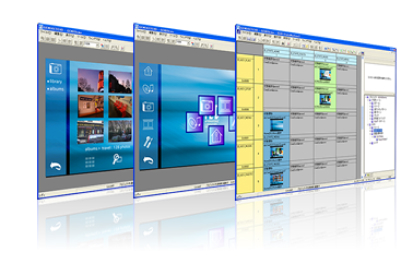 GENWARE3のGUI設計例の画面イメージ